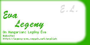 eva legeny business card